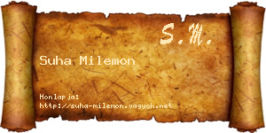 Suha Milemon névjegykártya